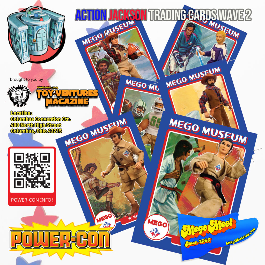 Mego Museum Trading Cards Return at Mego Meet 2023