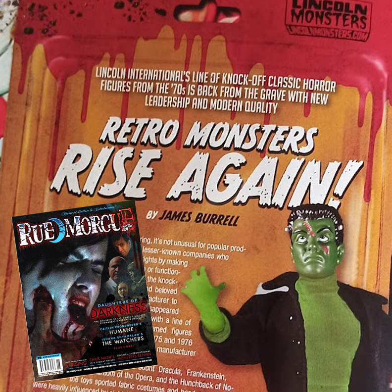 Lincoln Monsters Featured in Rue Morgue Magazine!